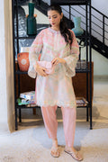 Light Pink Embroidered Kurta Set (Munar)
