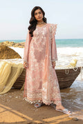 Blush Peach Embroidered Lawn 3-Piece Set