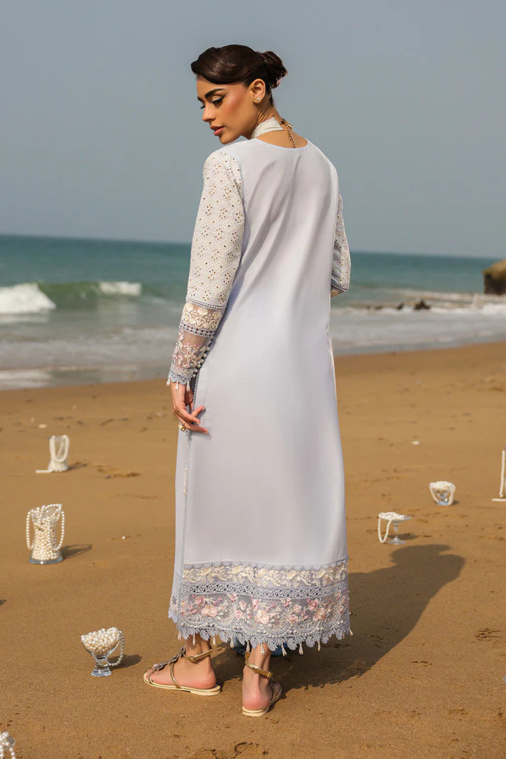 Powder Blue Embroidered Lawn 3-Piece Set
