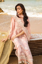 Blush Peach Embroidered Lawn 3-Piece Set