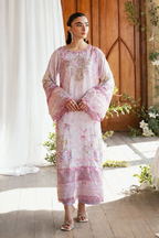 Embroidered Satin Silk Kurta Set