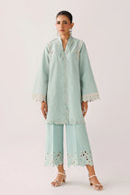 Mint Self Jacquard 2-Piece Suit