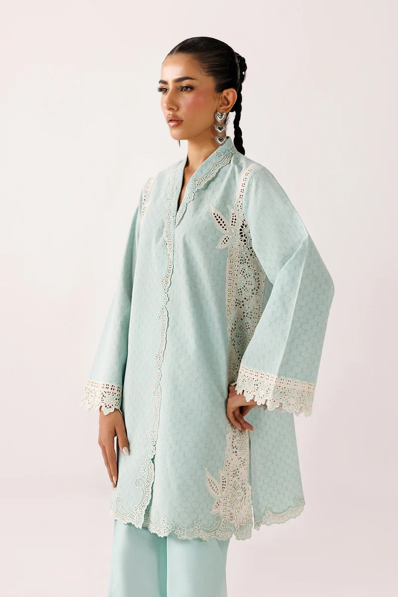Mint Self Jacquard 2-Piece Suit
