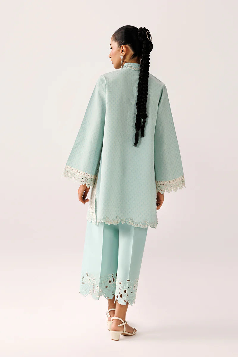 Mint Self Jacquard 2-Piece Suit