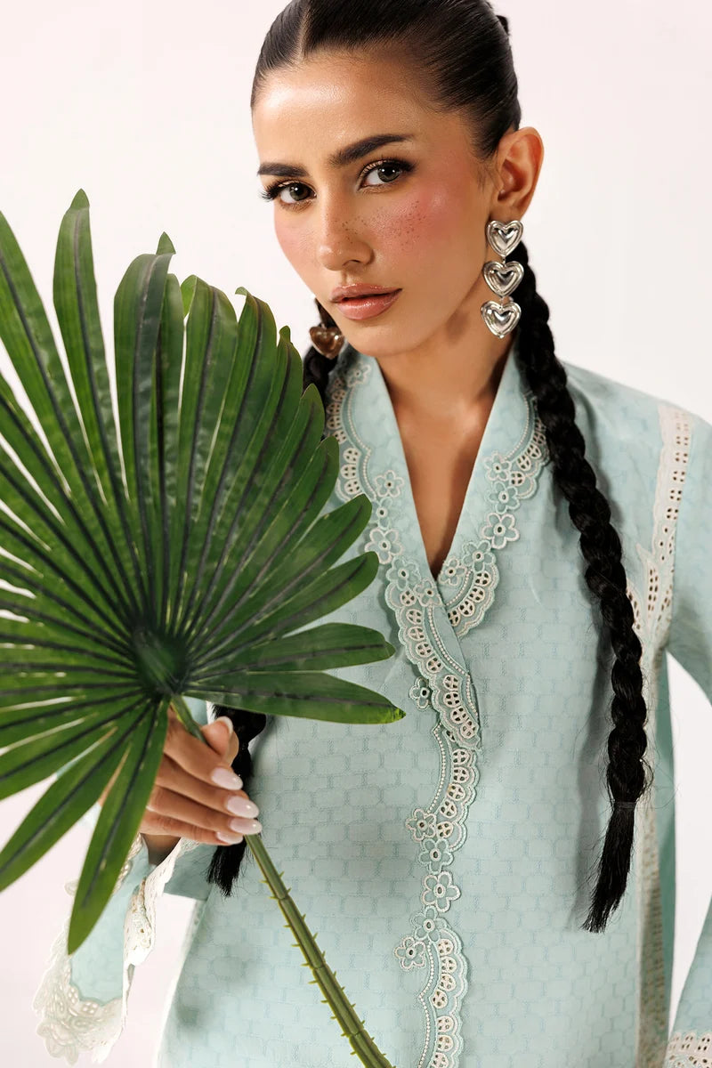 Mint Self Jacquard 2-Piece Suit