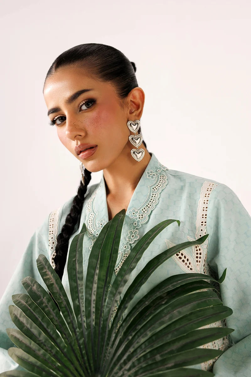 Mint Self Jacquard 2-Piece Suit