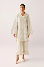 Pearl Ivory Self Jacquard 2-Piece Suit