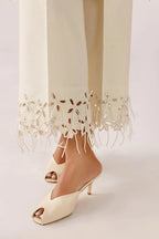 Pearl Ivory Self Jacquard 2-Piece Suit