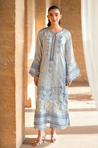 Sky Blue Hand Embellished Kurta Set