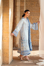 Sky Blue Hand Embellished Kurta Set