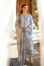 Sky Blue Hand Embellished Kurta Set