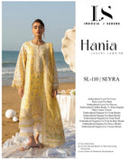 Butter Yellow Embroidered Lawn 3-Piece Set
