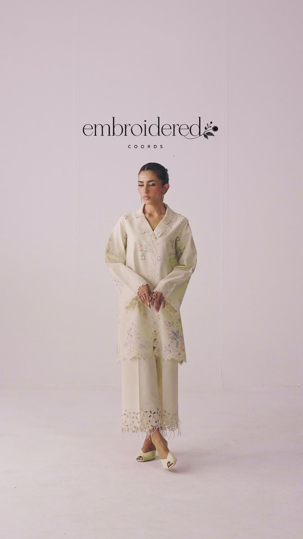 Pearl Ivory Self Jacquard 2-Piece Suit