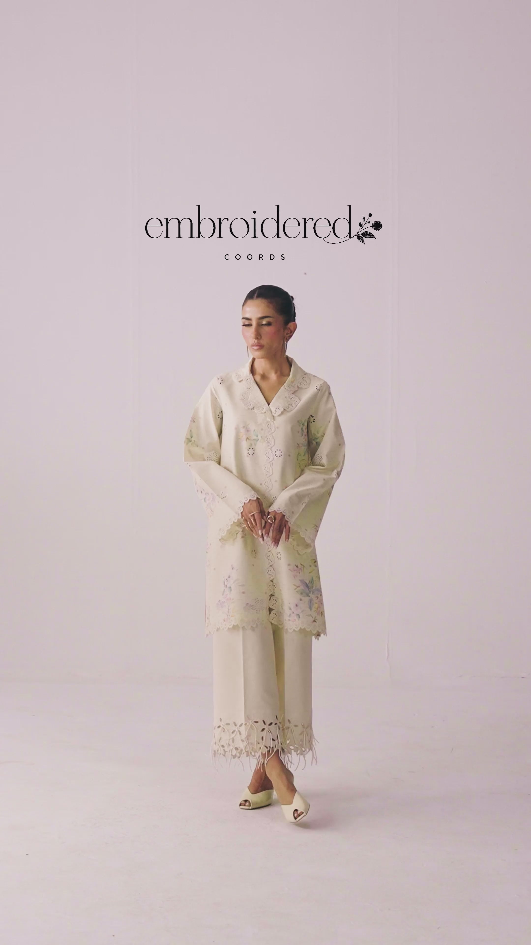 Pearl Ivory Self Jacquard 2-Piece Suit